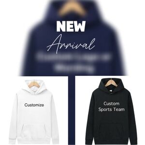 Customize your hoodies multiple colors and sizes available DM your idea